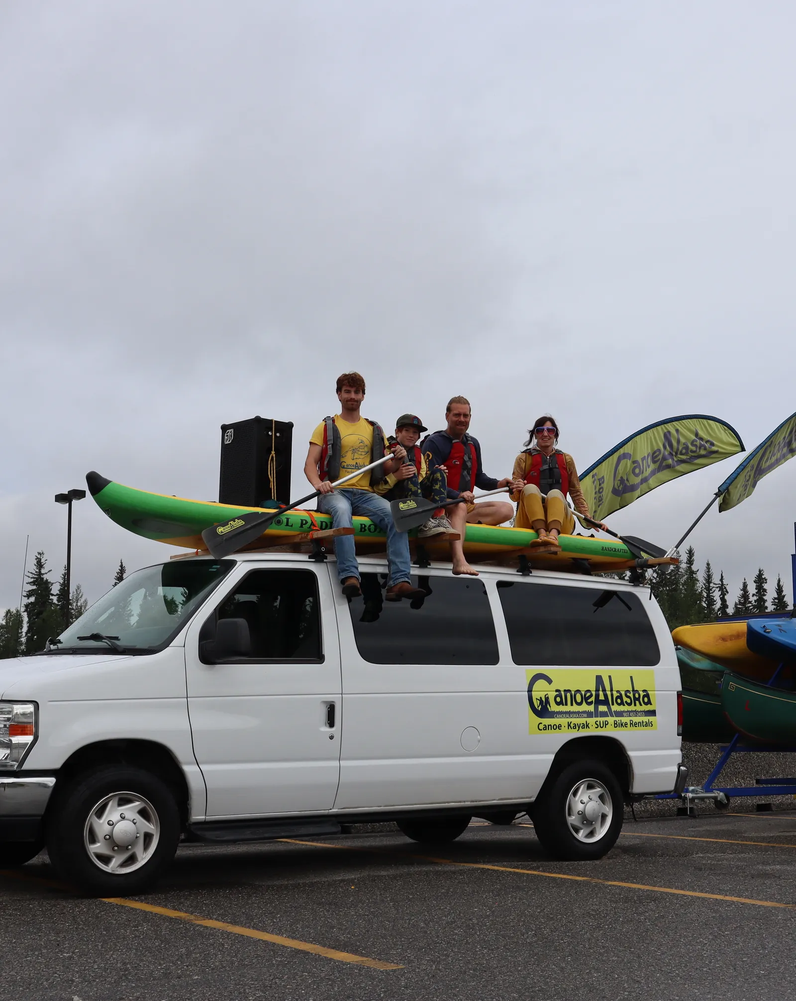 The Davis family of Canoe Alaska