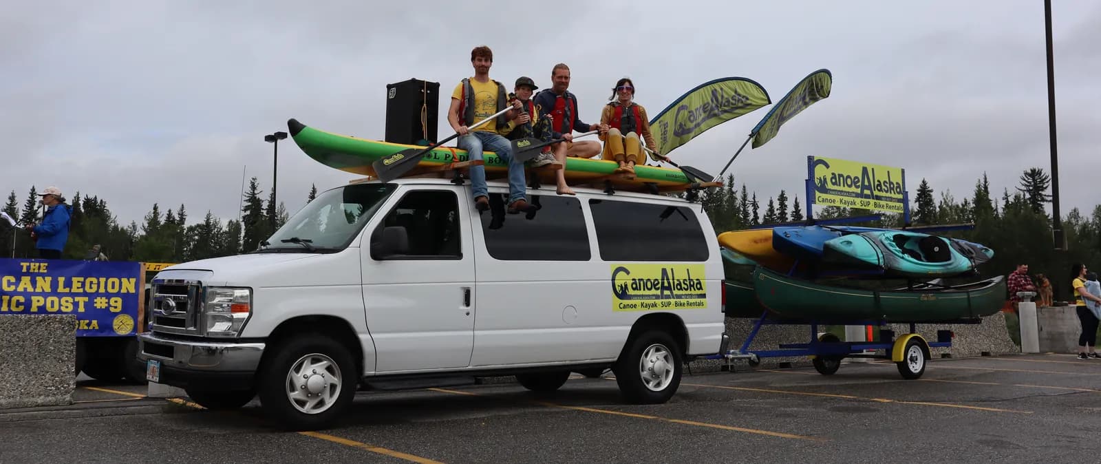 Canoe Alaska rental gear included for Chena River floats