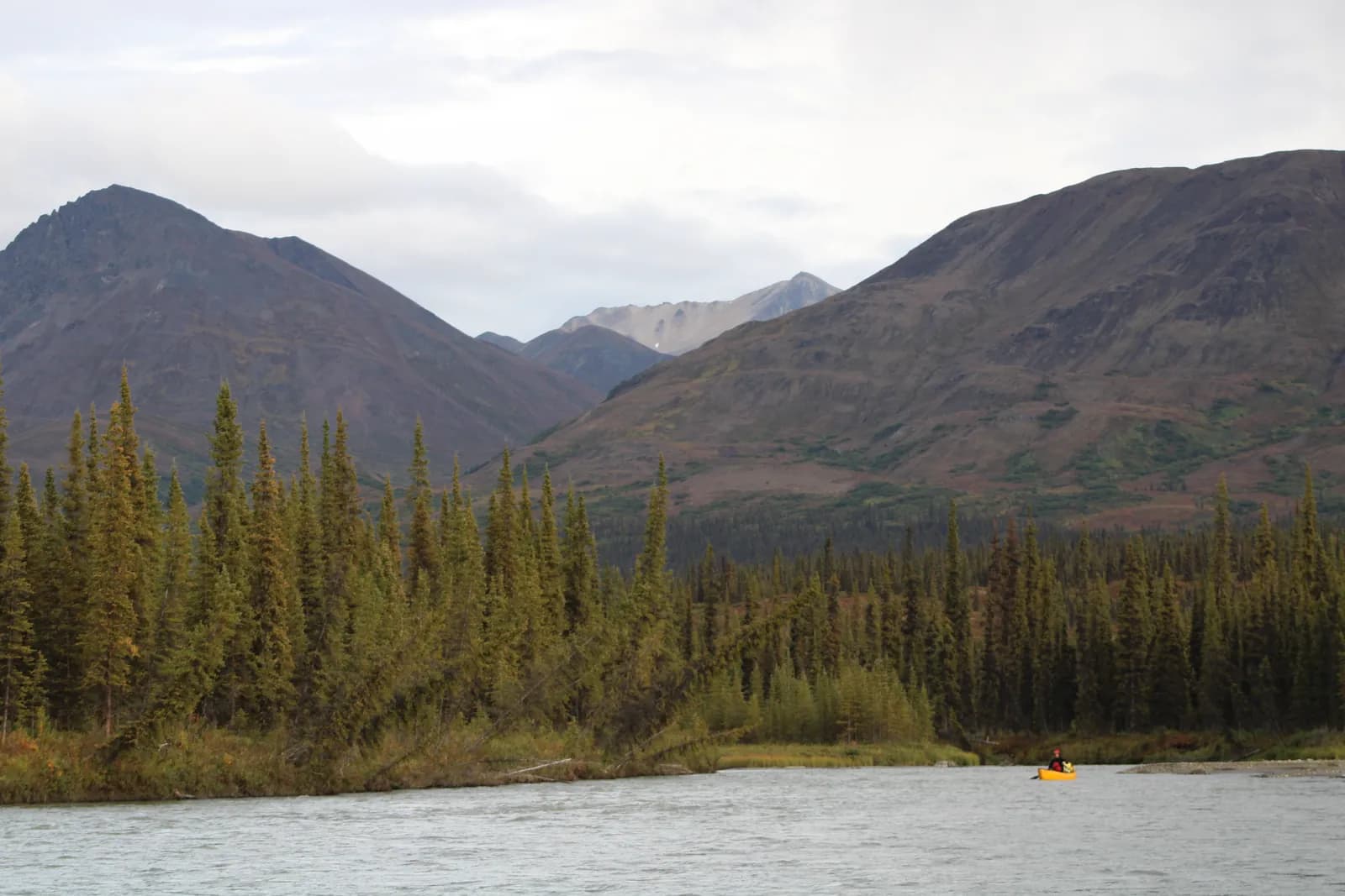 Alaska river trip gear ready for wilderness trip planning