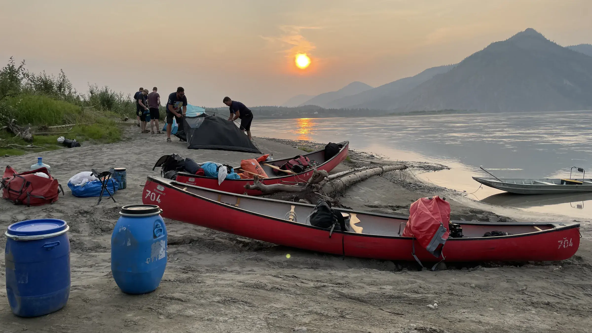 Remote Alaska wilderness river trip with Canoe Alaska outfitting
