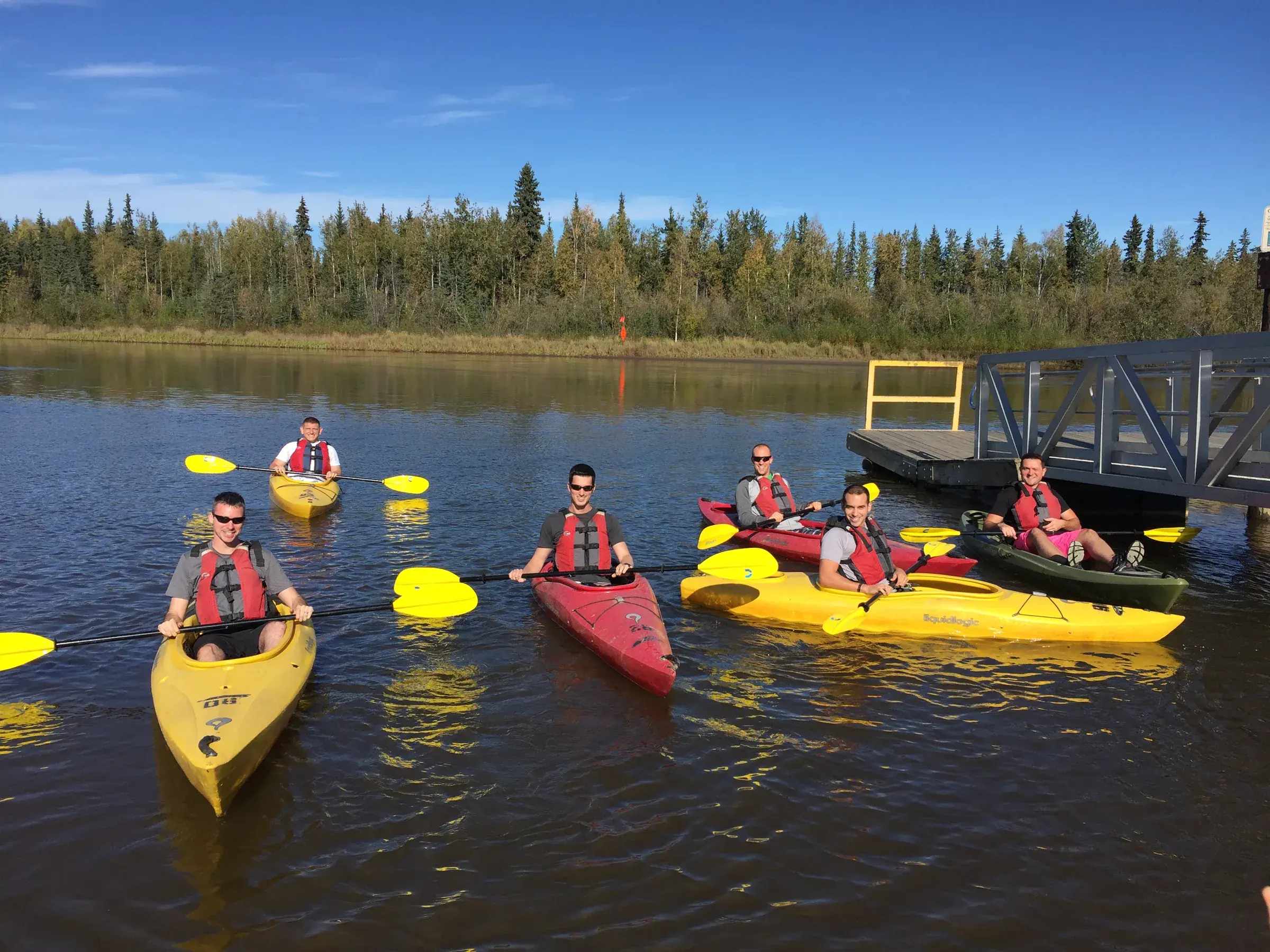 Kayaking in Fairbanks on the Chena River